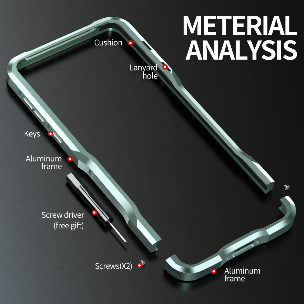 

Matching Dual Colors Metal Frame For Huawei Mate 60 Pro Mate60 Pro Mate 60Pro Anti fall Aluminum Alloy Bumper Case Cover