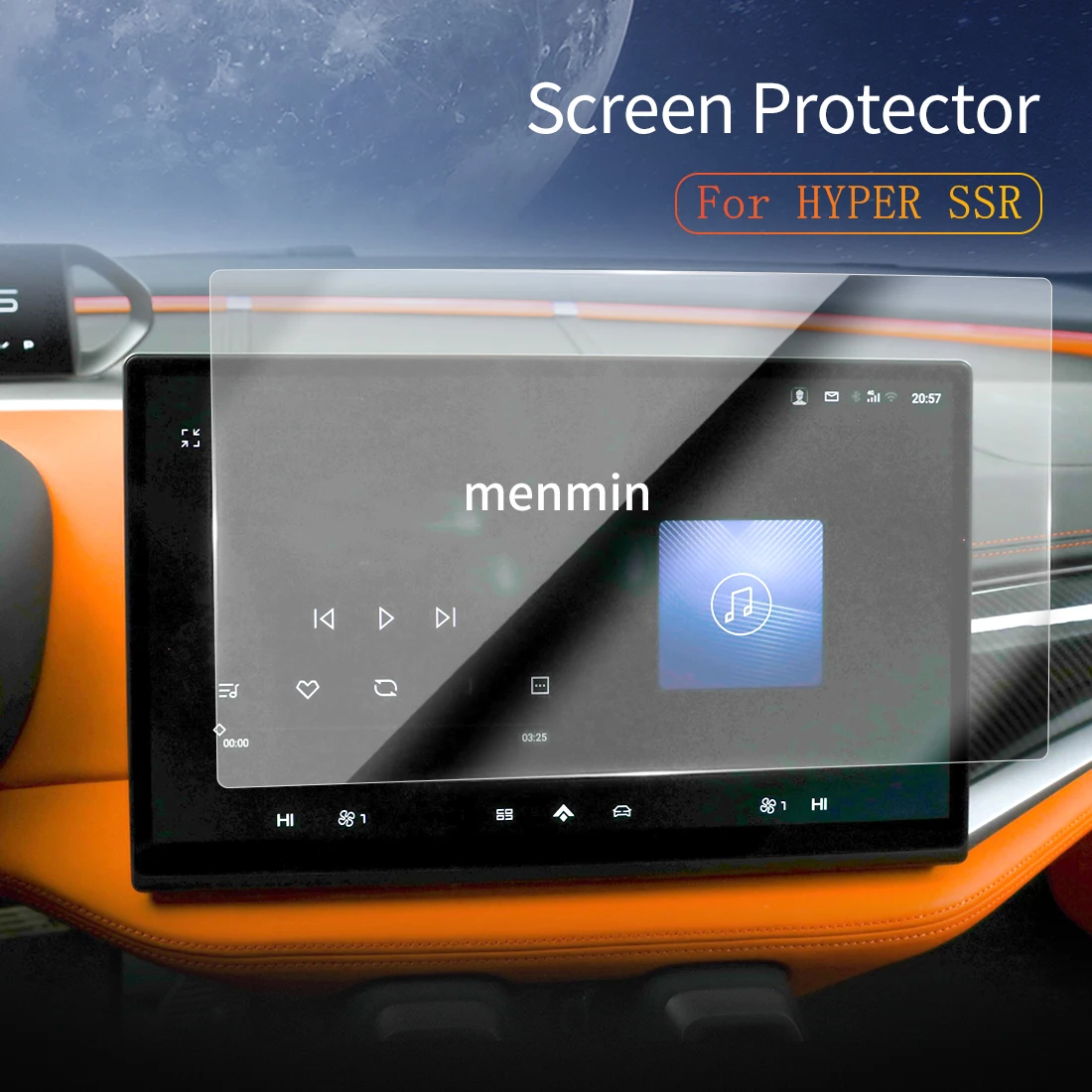 

Car Stickers Dash Carplay Mirror Screen Protector Display Tempered Glass Protective Film Vehicle For24 Guangqi Ai'an Hyper SSR