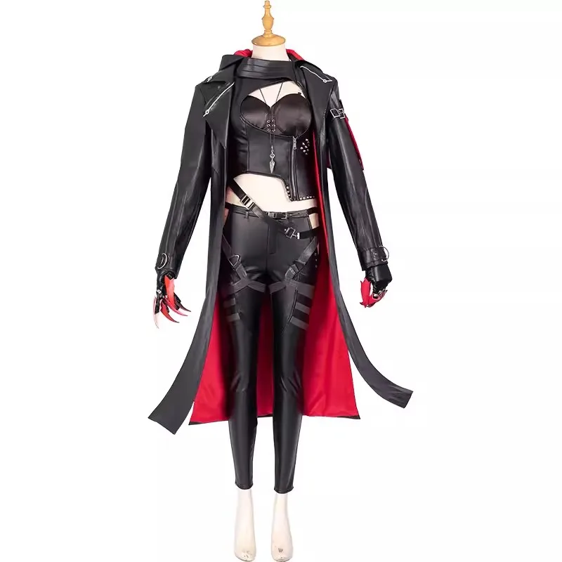 COS-HoHo Path To Nowhere Zoya Game Suit Cool Sexy Lovely Uniform Cosplay Costume Halloween Party Role Play Outfit Women XS-XXL