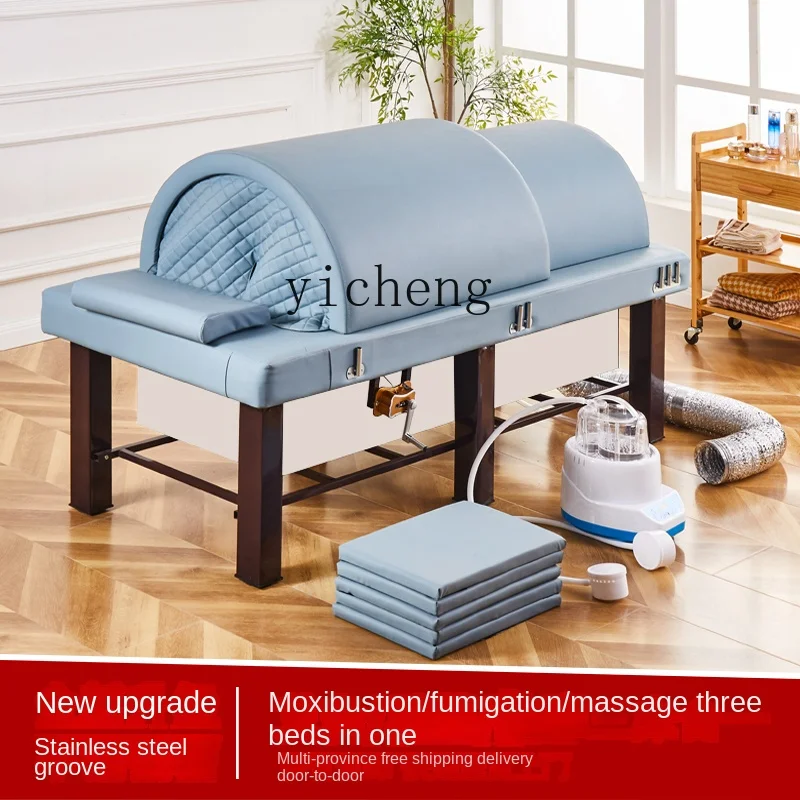 XL Stainless Steel Sink Moxibustion Bed Whole Body Moxibustion Physiotherapy Bed Sweat Steaming Bed Fumigation Bin Steaming Bed