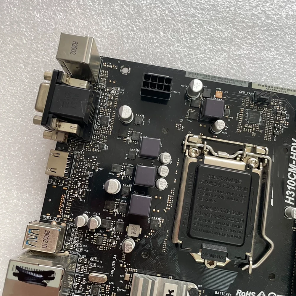 H310M-HDV Motherboard Supports 8th and 9th generation DDR4