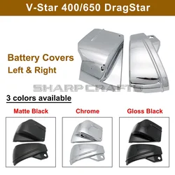 Motorbike Left Right ABS Battery Fairing Side Cover For Yamaha V-Star XVS 650 XVS650 XVS650A Dragstar DS650 Custom Classic