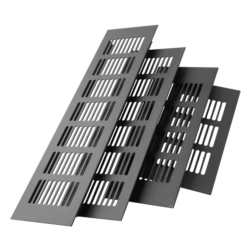 Metalen Air Vent Decor Cover Meubels Kast Ventilator Geperforeerde Plaat Ventilatie Grille Vents Vierkante Afvoerputje Hardware