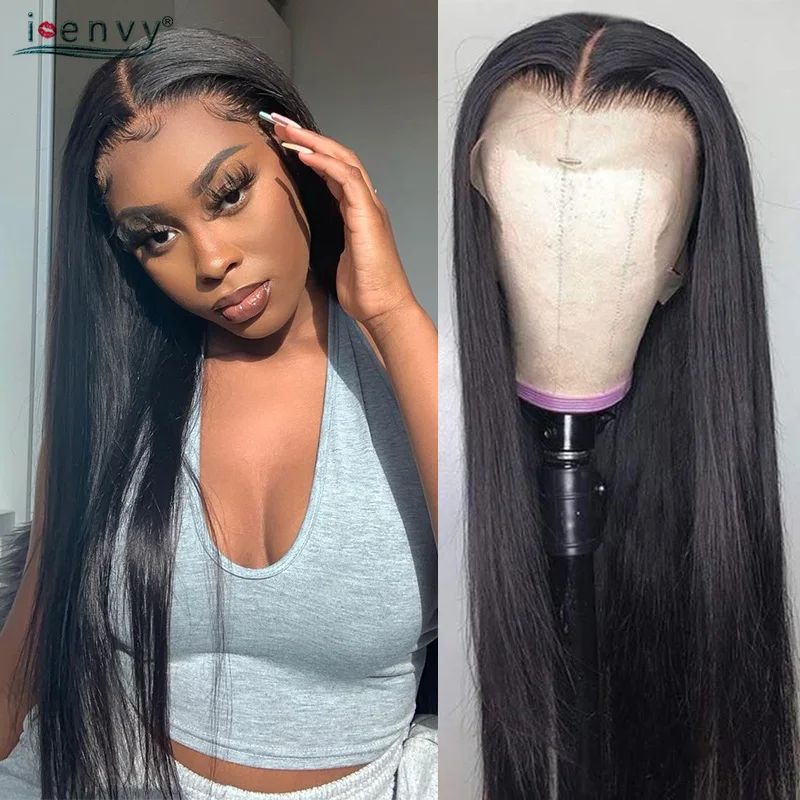 

13x6 32 Inches Lace Front Human Hair Wigs Straight 13X4 Long Hd Lace Frontal Wigs For Black Women Natural Color Lace Front Wigs