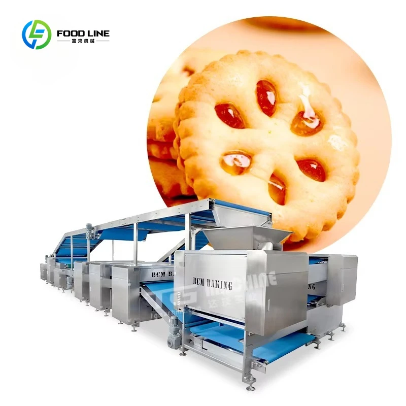 Customized Industrial Salt Cookie Machine Cracker Making Line