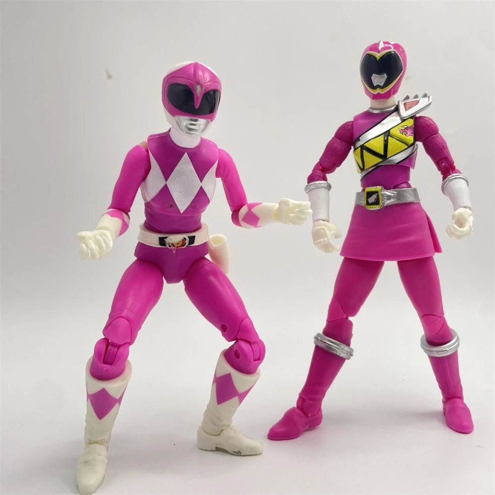 Hasbro Power Rangers Pink Ranger 6-Inch Barang Asli dalam Kemasan Massal Adalah Model Boneka Aksi yang Rusak Hadiah Ulang Tahun
