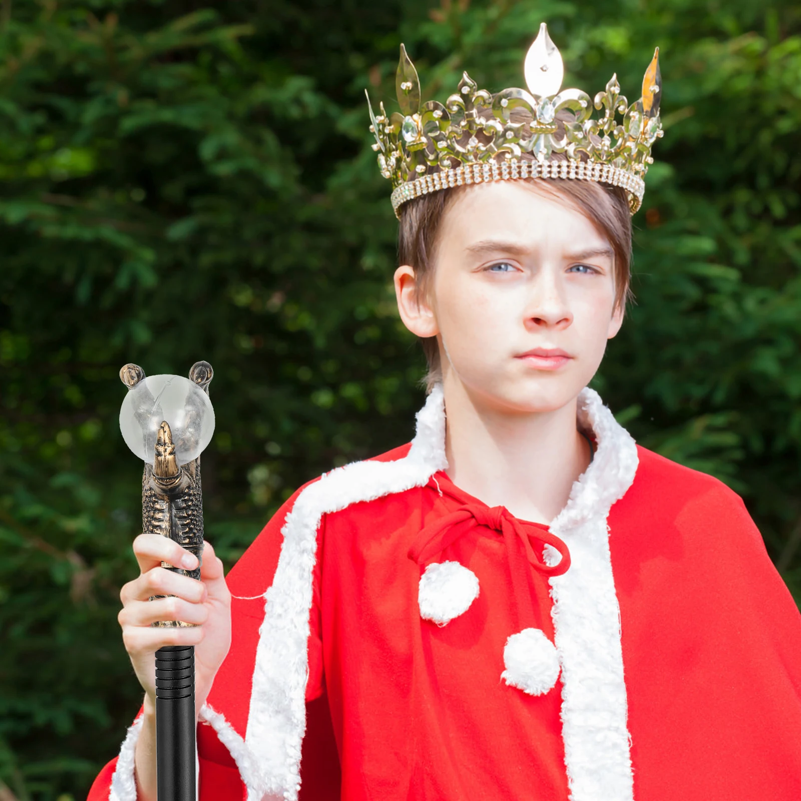 1pc Cane Scepter For Kids Adults Lightweight Halloween Costume Prop Creative Photo Stage Performance Accessory Funny