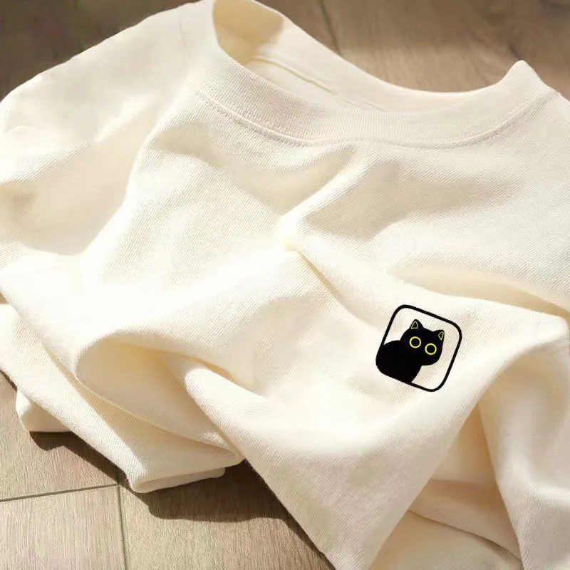 

Fanceey свободные футболки с круглым вырезом, хлопковая однотонная модная мужская футболка, спортивная одежда для спортзала, мужской топ, повседневная толстовка с короткими рукавами