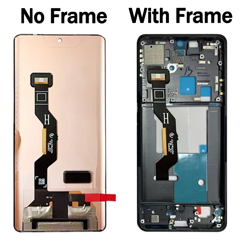 6.7\'\' P-OLED For Motorola Moto Edge 50 Pro 50Pro LCD XT2403 Display Touch Screen Digitizer Assembly With fingerprint