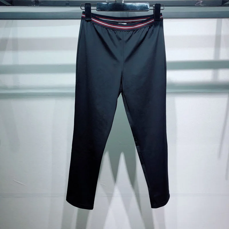 伸縮性のあるヨガパンツ レディース スポーツ サマーマスク ベースレイヤーパンツ 非対称 通勤 スレl ウエスト ポリエステル繊維