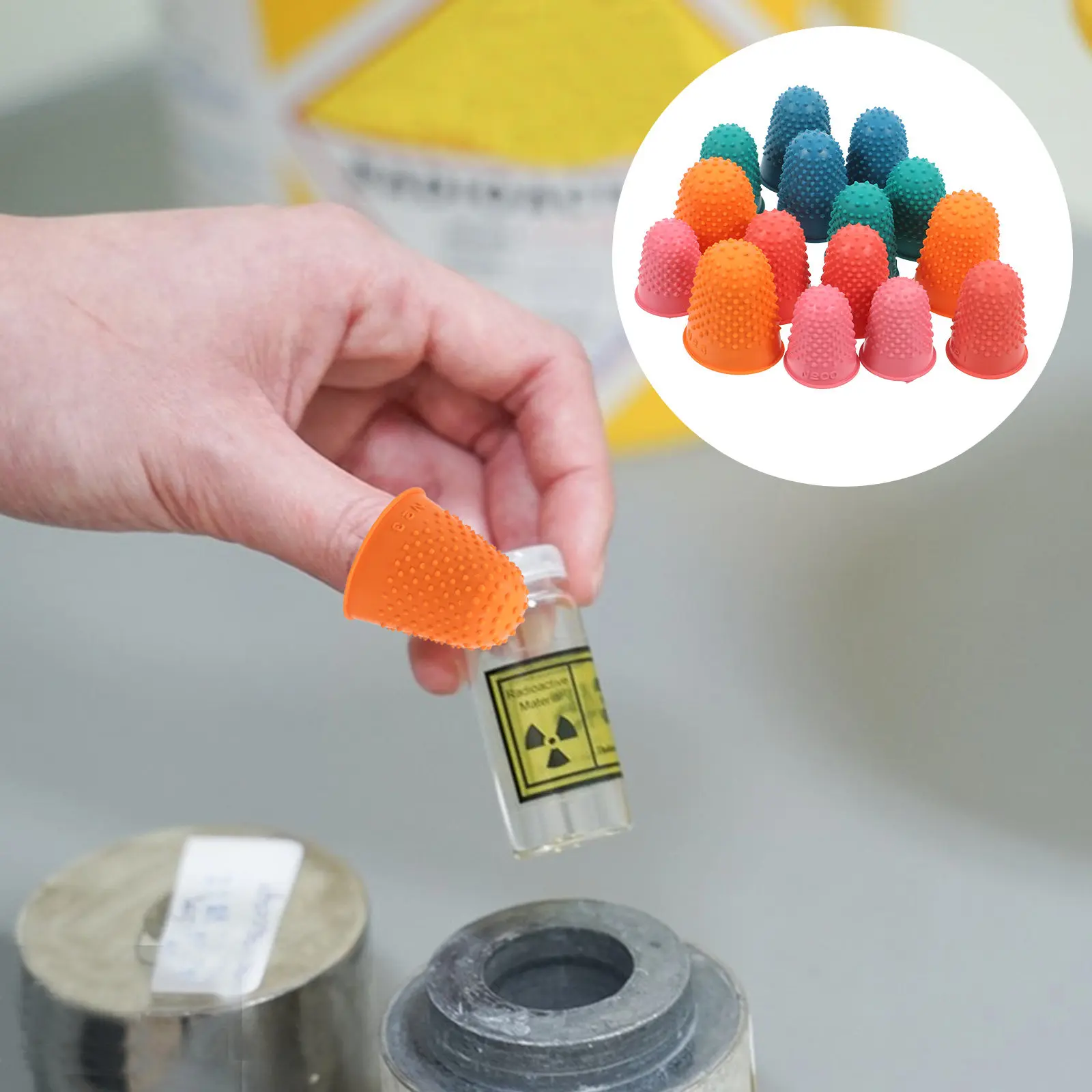 

Набор из 15 резиновых защитных напальчников: гибкие, многоразовые накладки на кончики пальцев для подсчета денег, письма, сортировки, работы с горячим клеем, игр