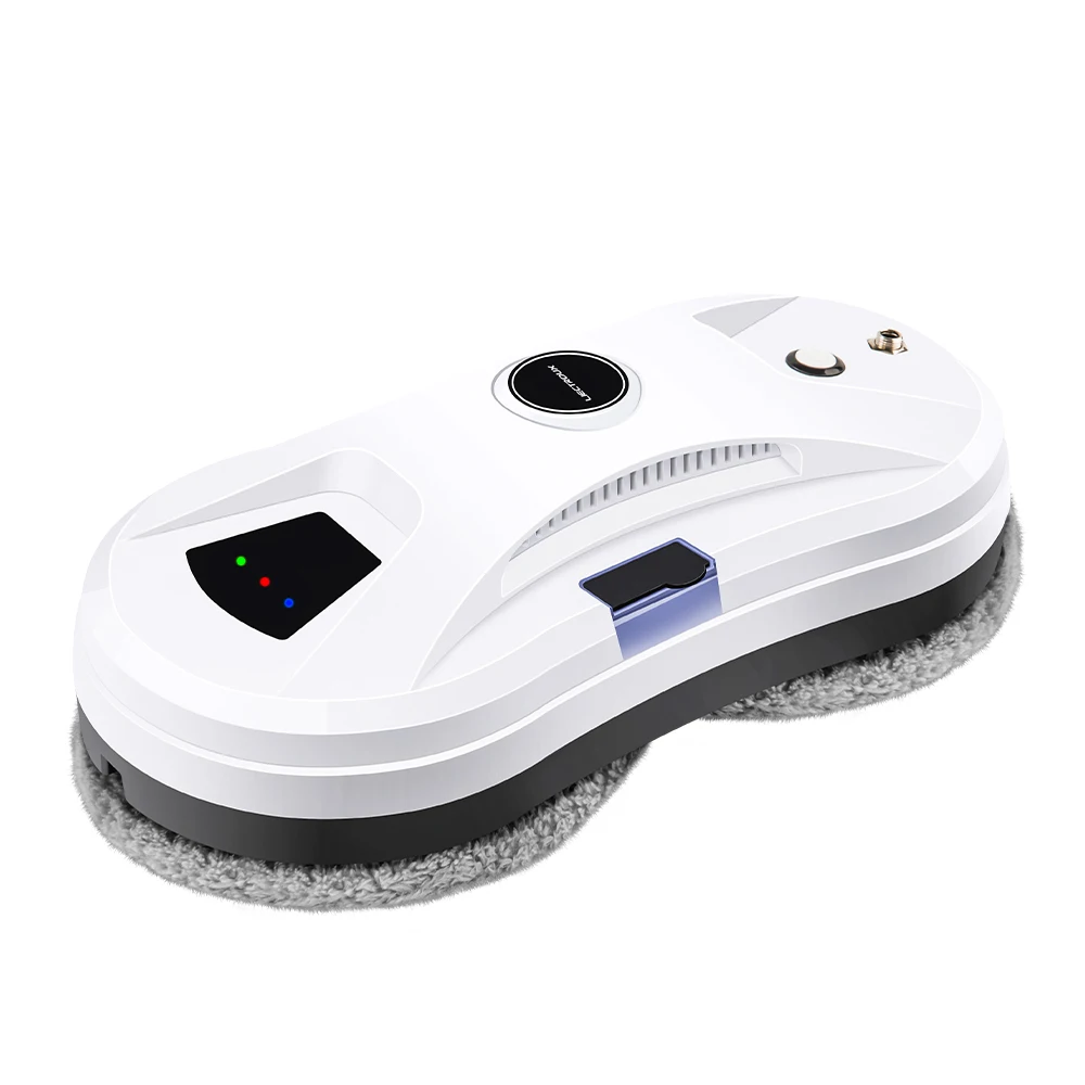 Liectroux YW610 Robot Window Vacuum Cleaner,Single Water Spray,2800Pa Suction,30ml Water Tank,Border Detection,Remote Control