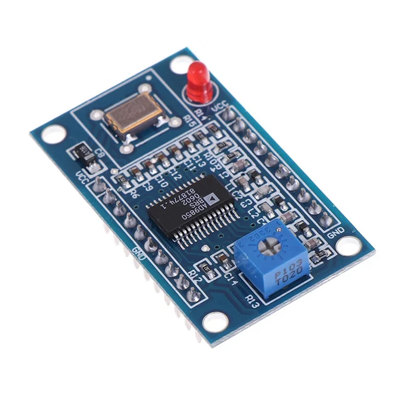 Módulo gerador de sinal dds, placa de desenvolvimento de gerador de sinal ad9851 módulo 0-70mhz ad9851 2 ondas senoidas e 2 ondas quadradas
