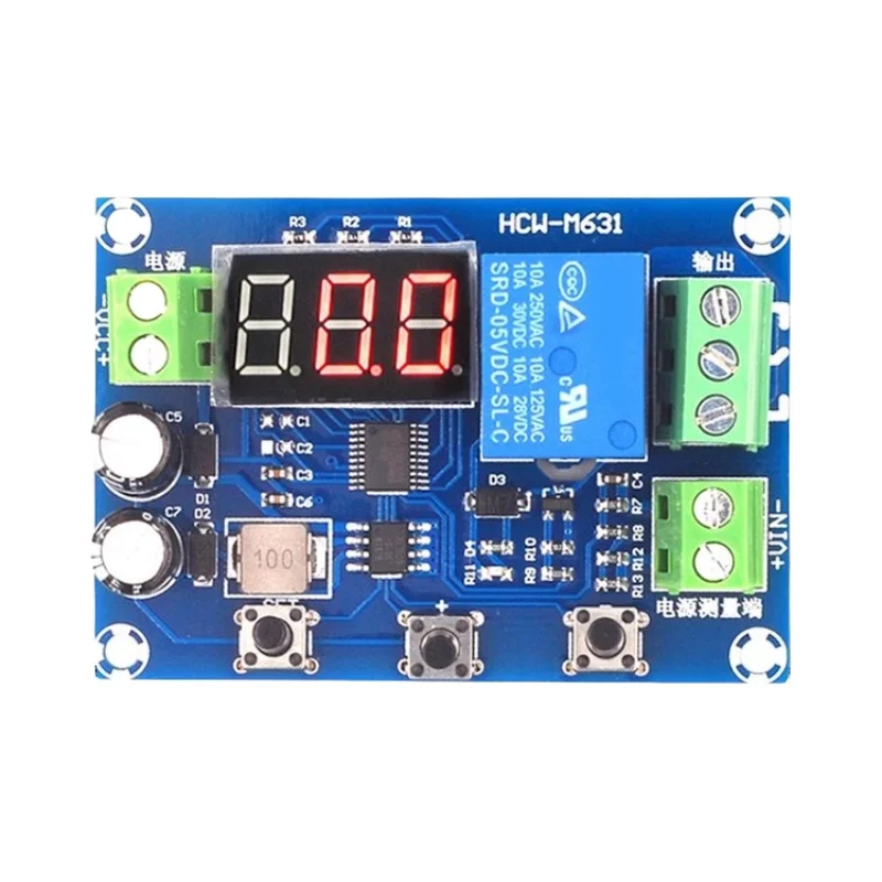 XH-M608 battery charging and discharging module voltmeter undervoltage and overvoltage protection timed charging and discharging