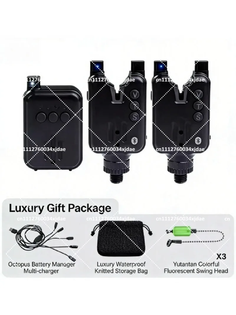 Fully Waterproof IP66 Electronic Fishing Bite Alarm Wireless Bell for Fishing