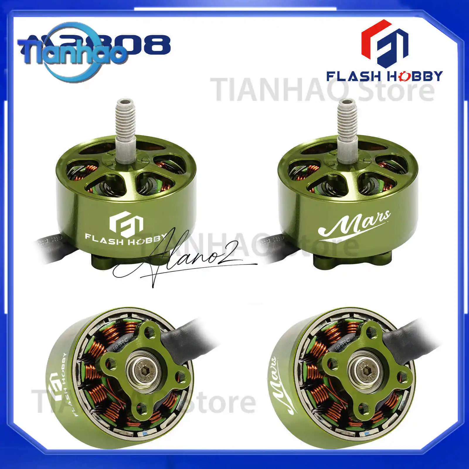 for FLASH HOBBY M2808 1100KV Brushless Motor for RC Drone Quadcopter Aircraft Helicopter UAV Multirotor Model Building
