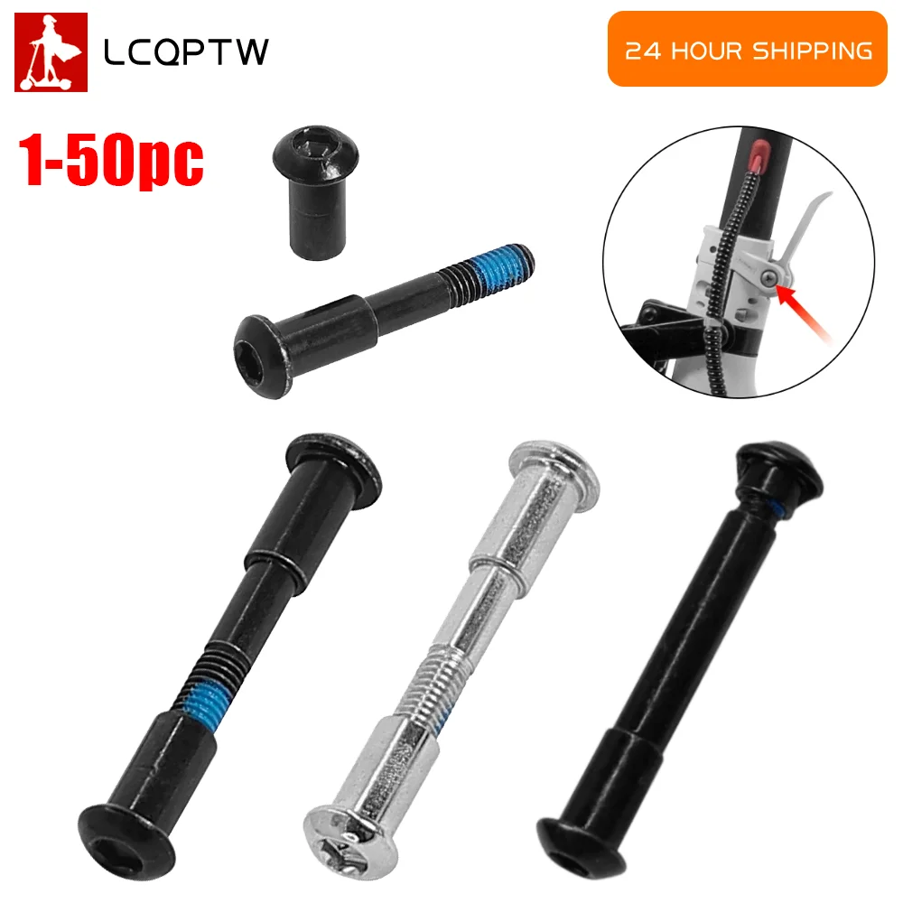 Folding Hinge Lock Bolt Shaft Pin for Xiaomi M365 Pro Electric Scooter Folding Pivot Screw Anti Wobble Replacement Repair Parts