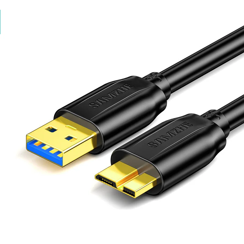 Samzhe Hard Drive Externe Kabel Usb Micro B Kabel Hdd Kabel Micro Data Kabel Ssd Sata Kabel Voor Harde Schijf micro B USB3.0 Kabel