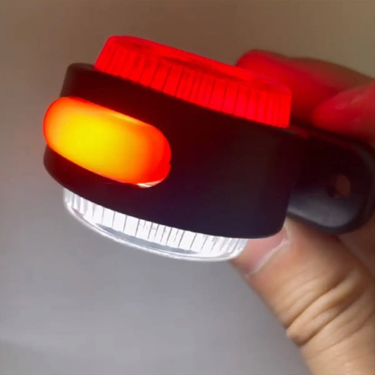 Carefree- 2Pcs Car Truck Side Marking Lamp 12/24V LED Indicator Lamp Tail Light Three Sided Lamp Flash Lamp