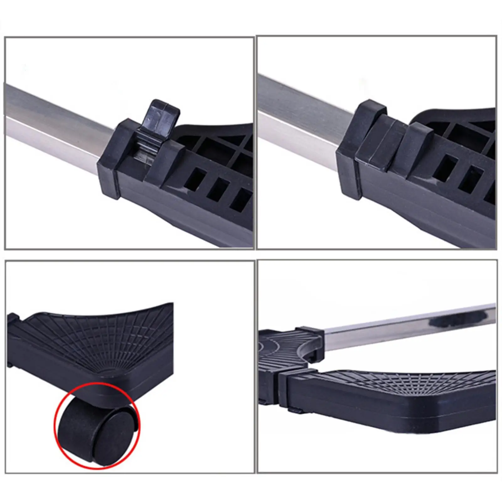 PC デスクトップ CPU スタンド ホルダー コンピューター タワー ローリング ホイール 調整可能