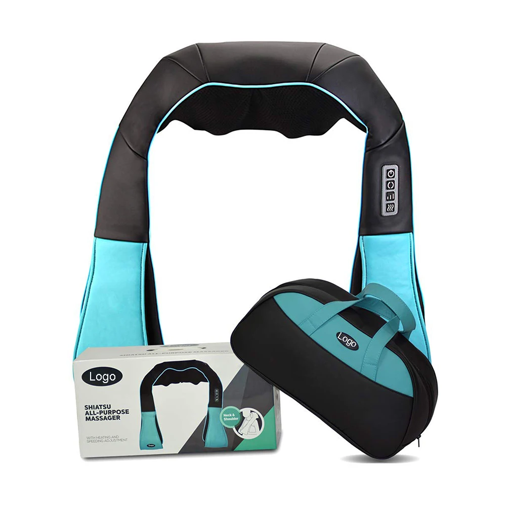 Phenitech Shiatsu Back and Neck Massager Back Relaxing Deep Tissue Kneading Massage Neck and Shoulder Massager with Heat