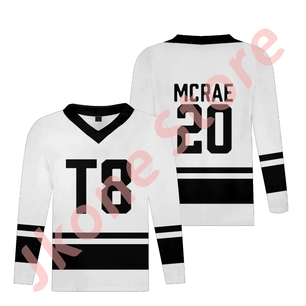 

Tate McRae 20 Jersey Think Later Tour T8 Merch Long Sleeve Women Men Fashion Casual Streetwear Sweatshirts