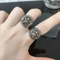 Retro Saturn Hollow out Simple Open Ring for Women Cool Planet Trendy Hip Hop Ring Jewelry Accessories from Mainland China