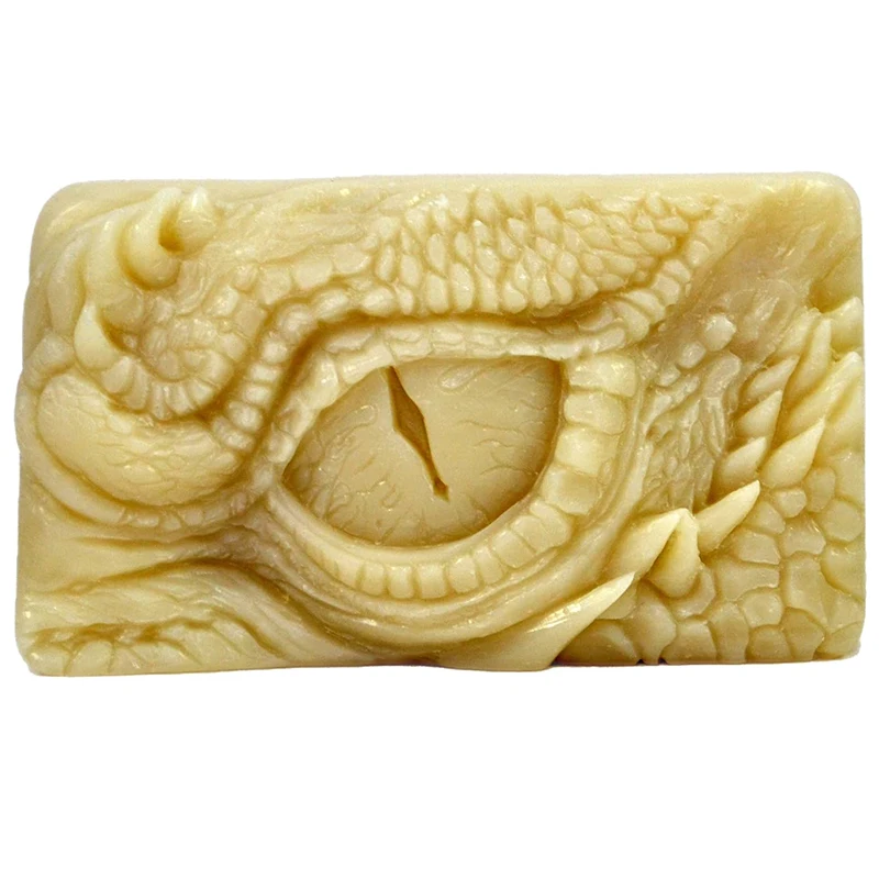 Dragon Eye Silicone Mold For Soap Making Dinosaur Wax Art Craft Candle Plaster Clay Mould Cake Decoration Tools Pastry Supplies