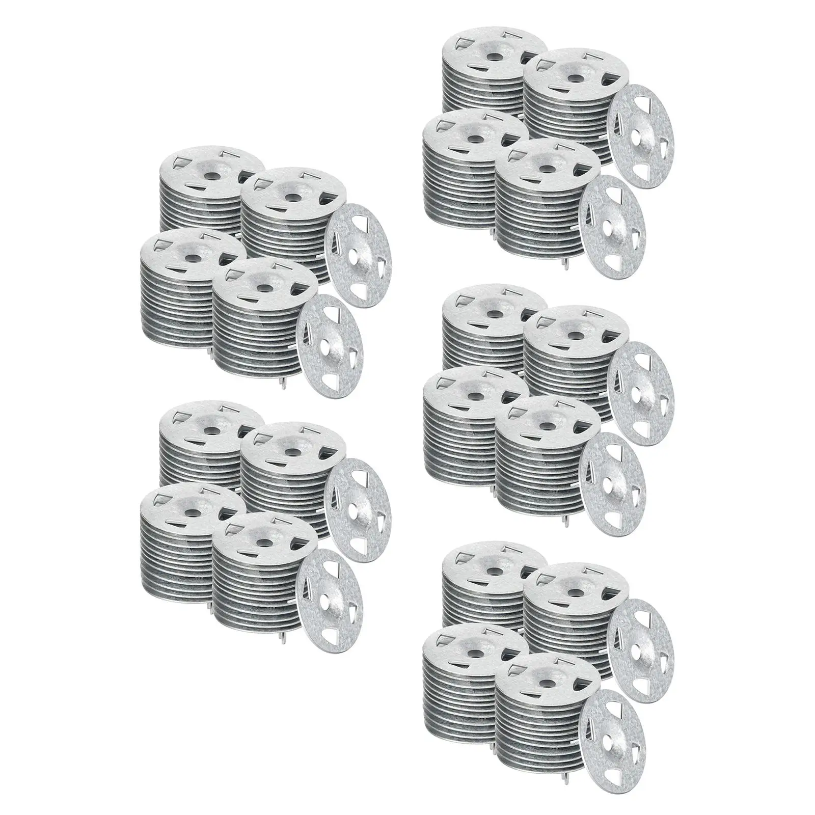 200 Pieces Flat Washers for Fixing Insulation Board Flat Washers for Screws and Nail for Fixing and Supporting Accessories