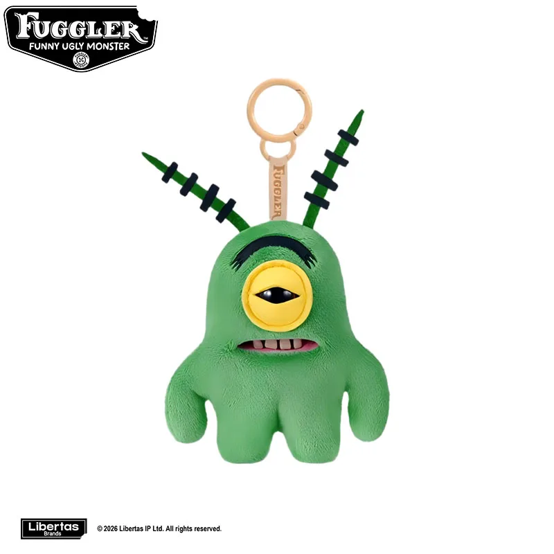 Original Fuggler Patrick Star SpongeBob Schwammkopf Schlüsselanhänger Plüschtiere Fugglers Baby-Zahn-Monster Gefüllte Plüschpuppen