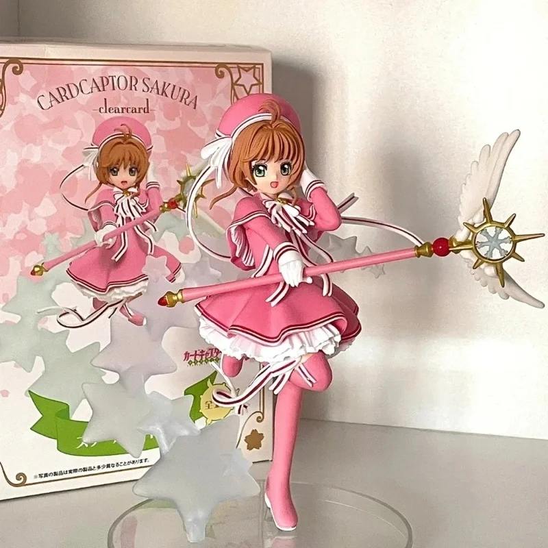 Original Magic Card Girl Sakura Captor Sakura Action Figure Tomoyo Figurines Model Collectible Statue Doll Toy Gift