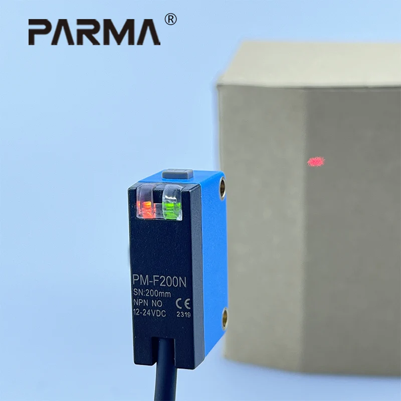 PARMA High-frequency speed color sensor detection range of 200mm anti-jitter identification of small color spots PM-F200N