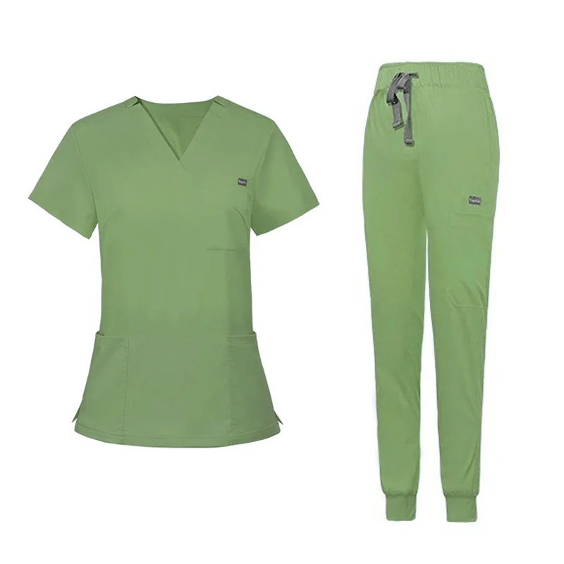 Women Scrubs Medical Uniforms Hospital Clothes Scrub Tops Pant Doctors Nurses Accessories Dental Clinic Spa Pet Workwear Suits