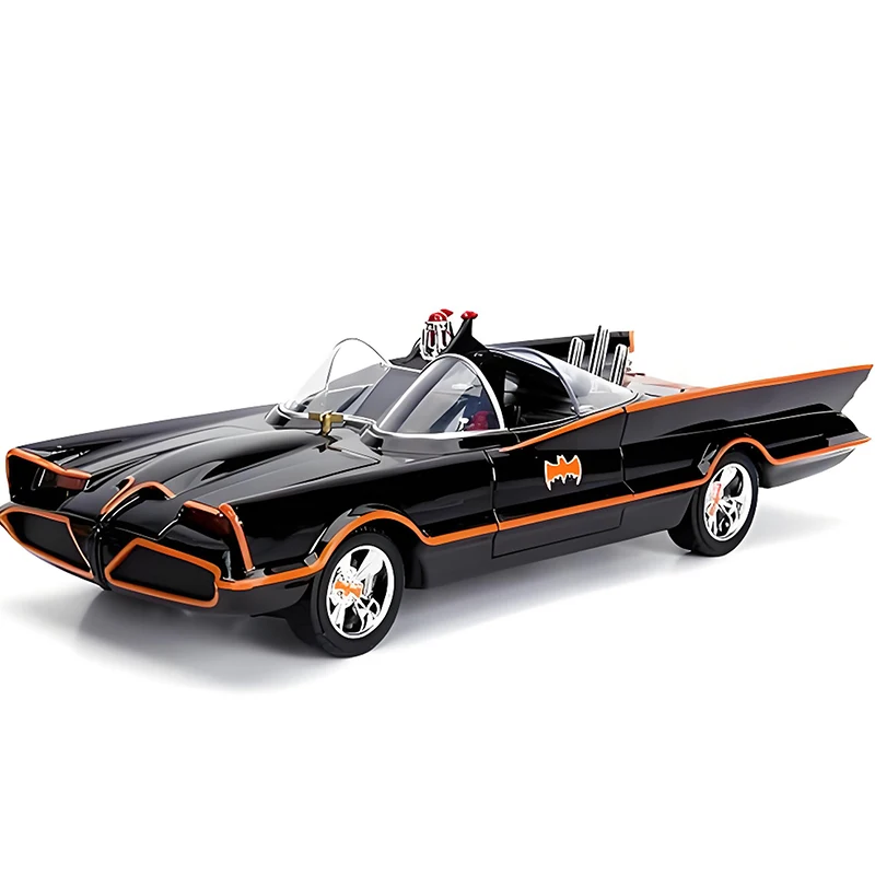 JADA 1:24 Batmobile Bat 1966 Alloy Car Diecasts & Toy Vehicles Car Model Miniature Scale Model Car For Children