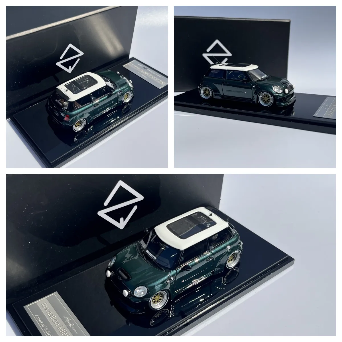 ENGUP 1:43 Scale Resin LBWK COOPER Double Door Coupe Sports Cars Model Classics Adult Collection Souvenir Gifts Static Display