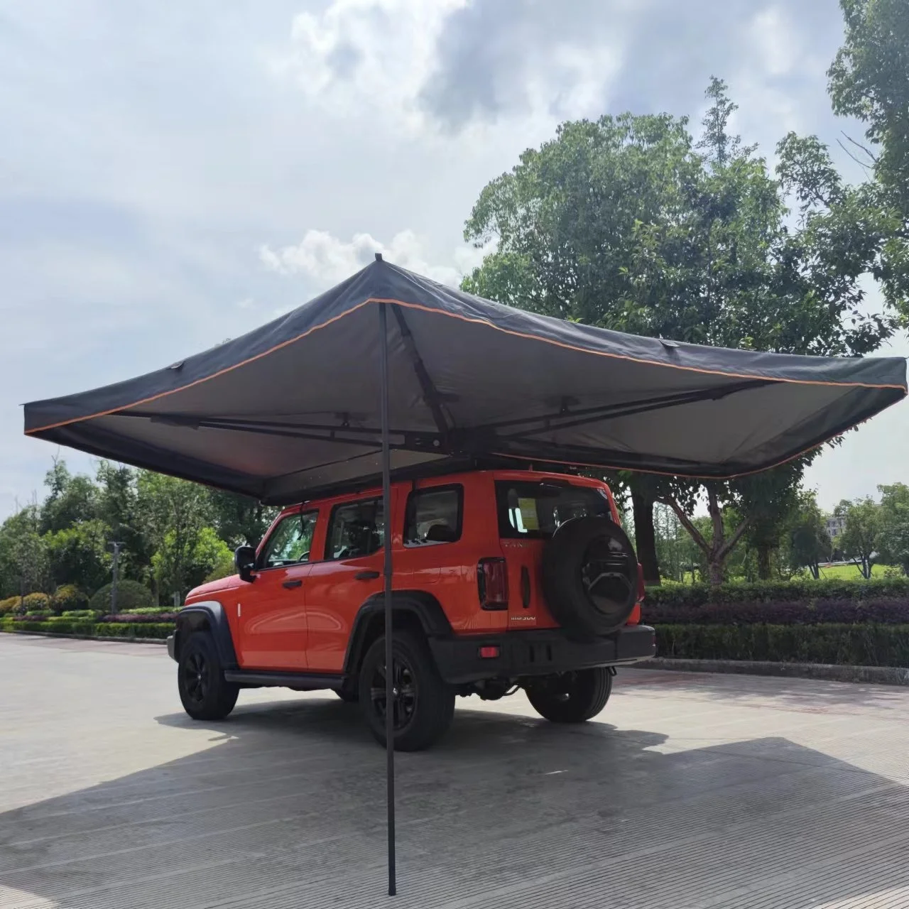 

OEM/ODM Aluminum 270 Car Shelter Awning or 270 Truck Awning with Walls and Floor Support for Awning Room