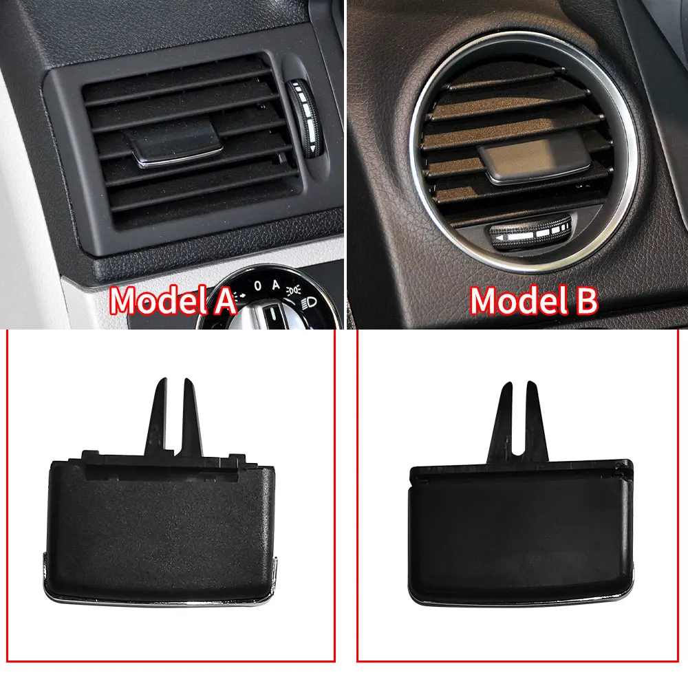 For Mercedes W204 X204 Car Front Dash Air Conditioner Ac Vent Grille Tab Clip Slider For Benz C GLK Class C180 C200 C260 GLK300