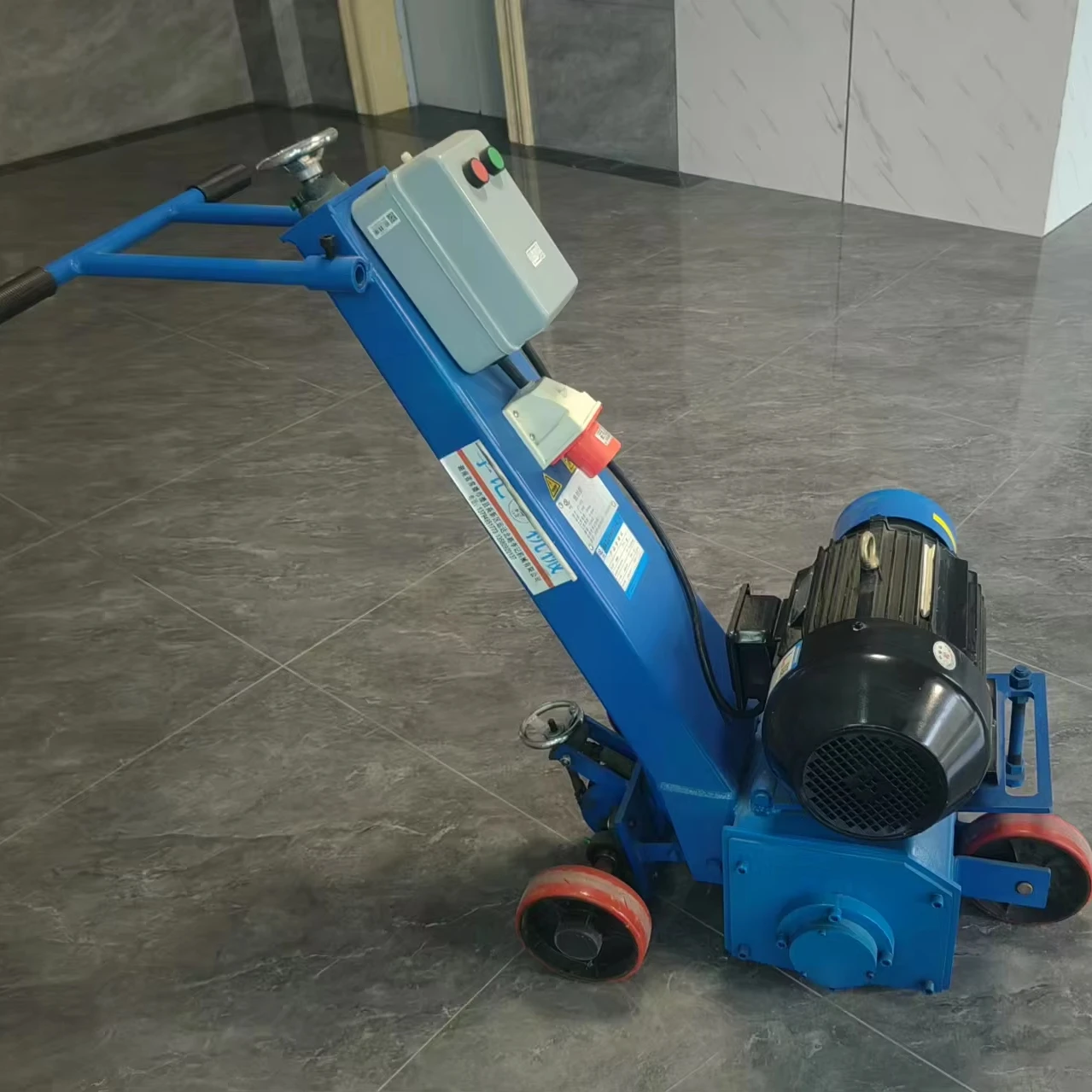 

HotFactory Direct Auto-Levelling Epoxy Surface Grinding Machine Industrial Grade Single Disc Floor Grinder with Hoover