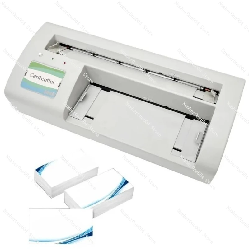 

For Electric Business Card Cutter Automatic Name Card Slitter Electric Cutter for 3.5x2 Card A4 Paper 30 Cards Per Min Speed