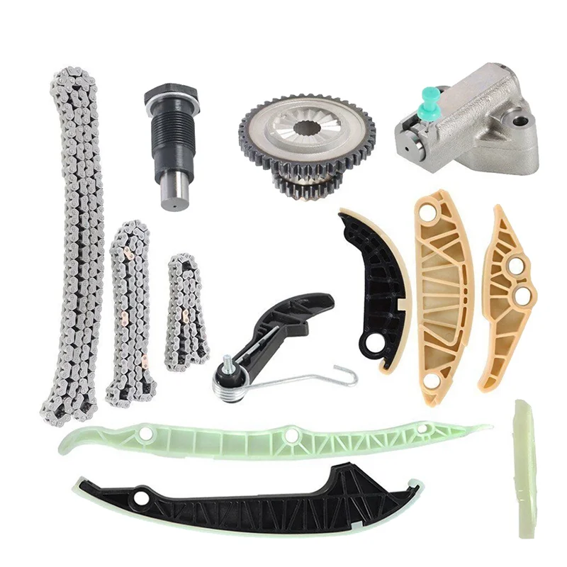 

13 шт. EA888 направляющие ГРМ натяжители шестерни для VW Golf MK5 MK6 Passat Tiguan CC