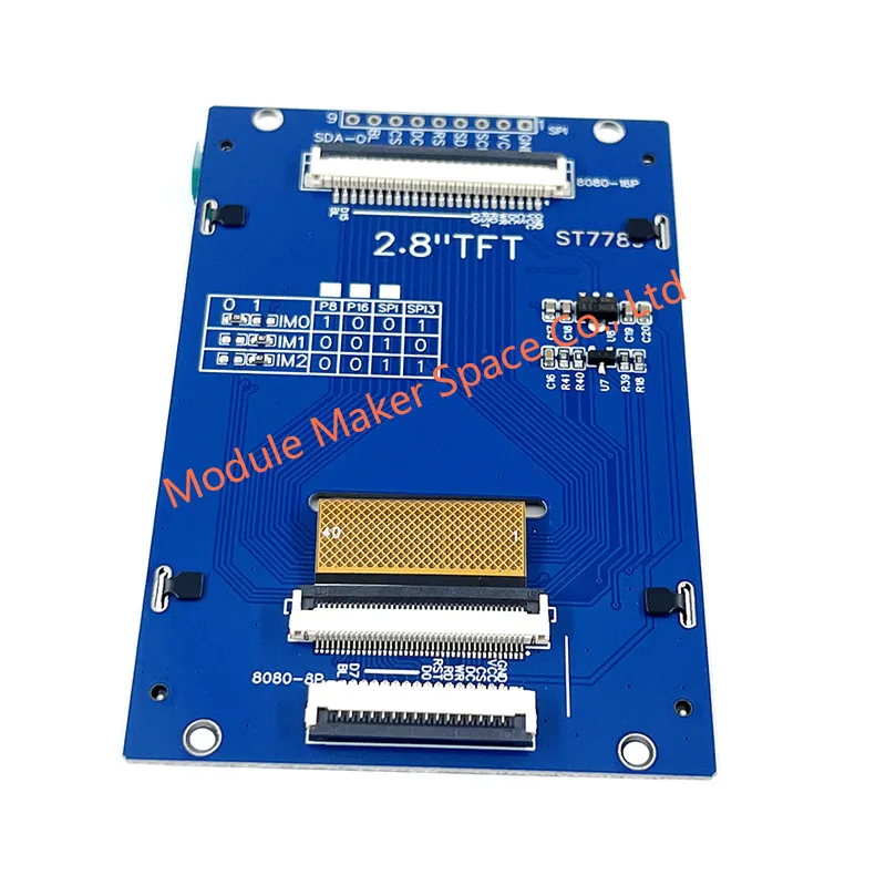 2.8-inch TFT LCD Display | 240x320 Resolution Color Screen ST7789 Driver | SPI/8/16 Bit Parallel Port Module