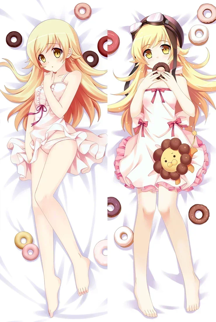 

The New Dakimakura Anime Oshino Shinobu Body Pillowcase Bakemonogatari Body Decorative Pillowcases Hugging Pillow Cover Case