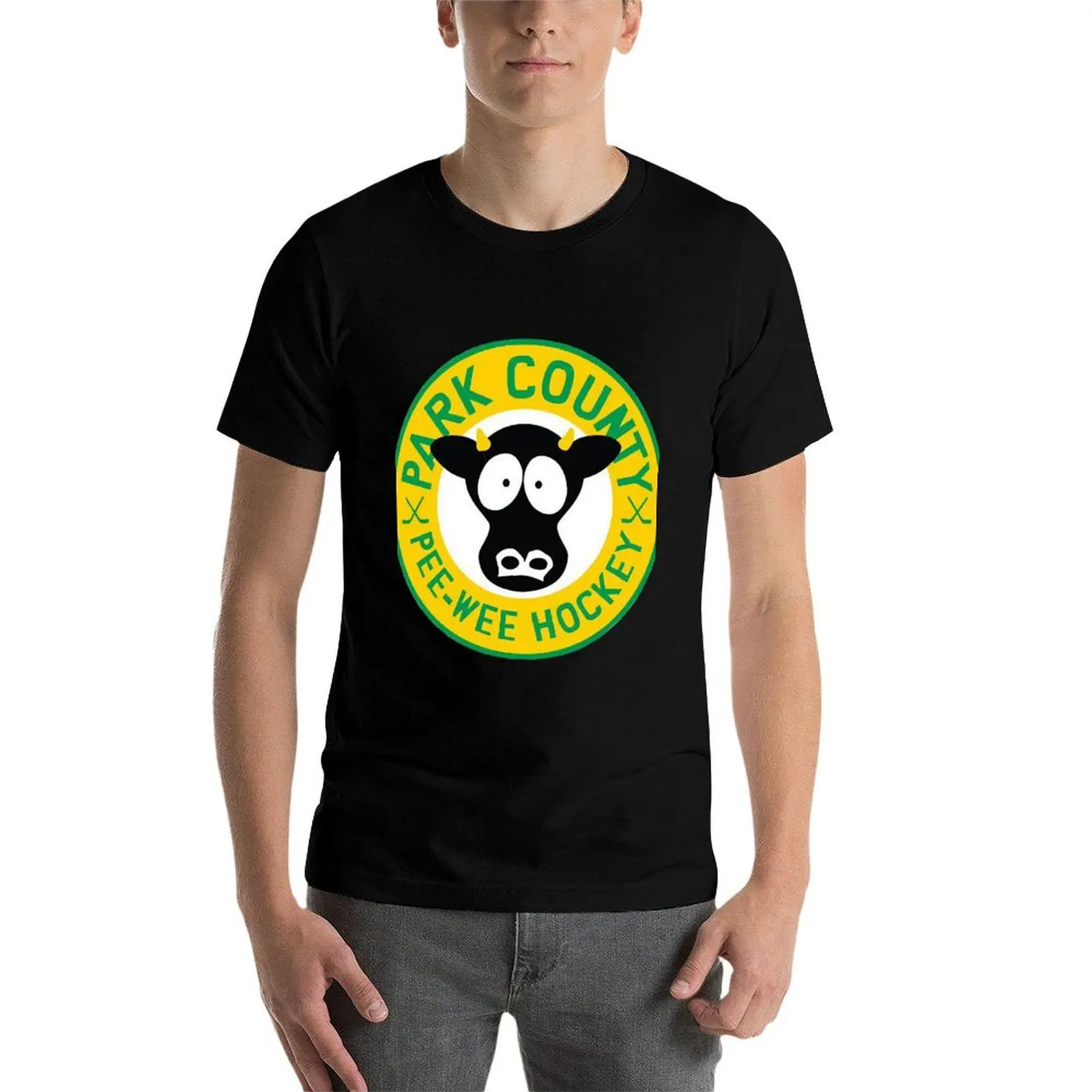 South Park Cows Pee Wee Hockey T-Shirt Lightweight Sport Basic T-Shirt view 3