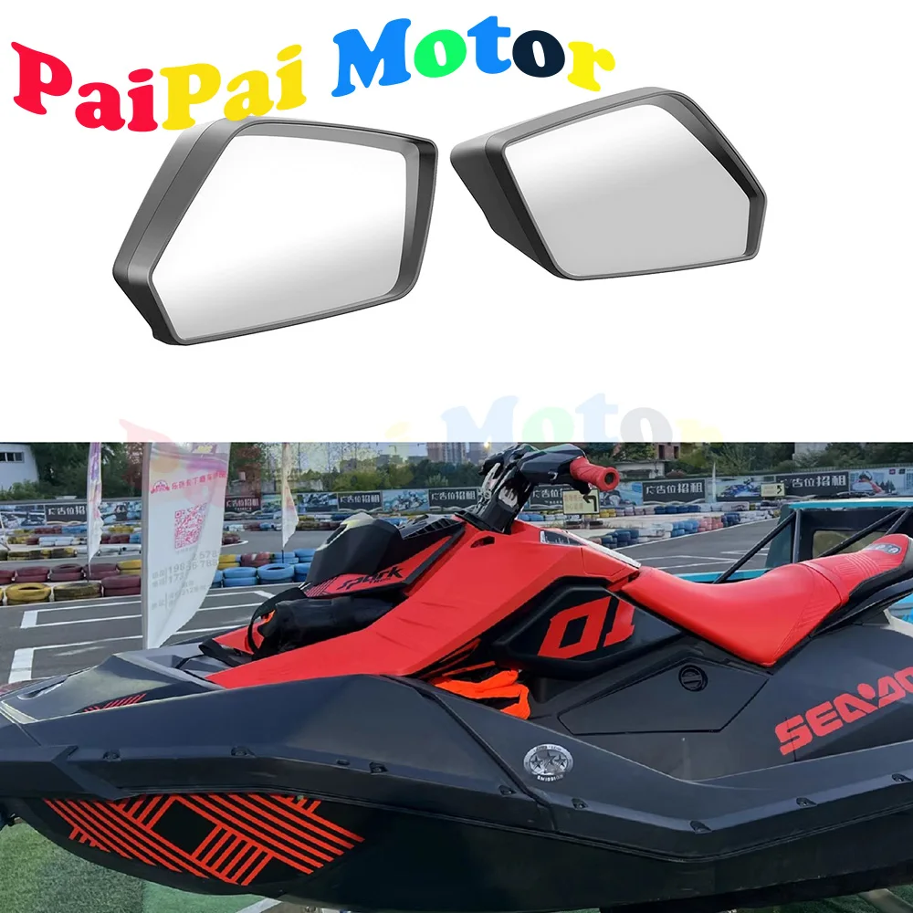 

For Seadoo BRP Sea Doo Watercraft Review Side Mirrors Black Spark 295100881