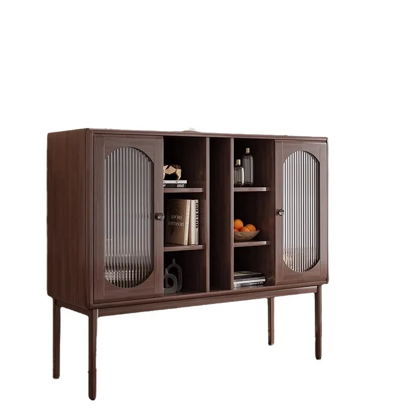 

Solid wood aisle cabinet Double door corridor Dining side cabinet Entry door Entrance Storage locker