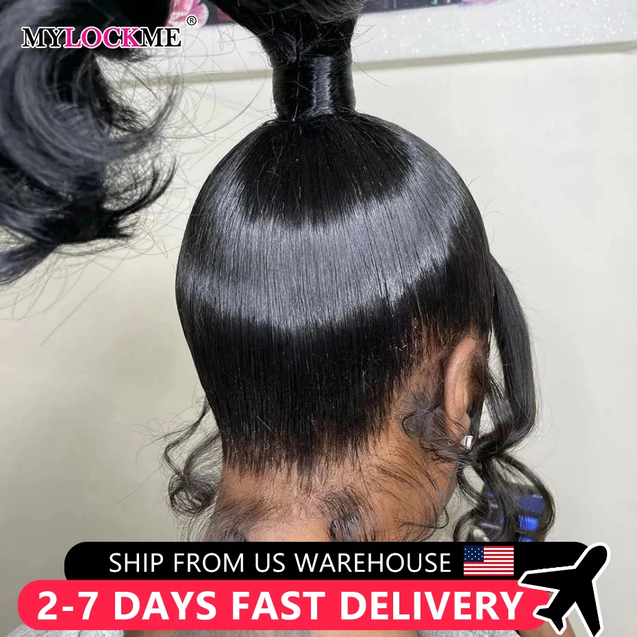 32 34Inch 360 Full Lace Frontal Wigs Brazilian Body Wave 13x4 HD Lace Front Wig For Ponytail Pre Plucked 4x4 Lace Closure Wig