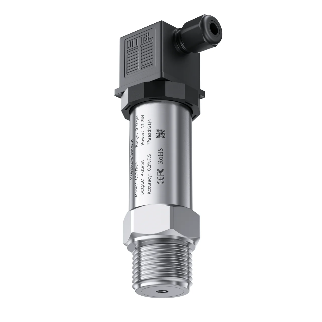 Transmisor de presión de aceite, Gas, agua, aire, M20 x 1,5, 0-50kpa, 0-100kpa a 4-20mA, RS485, 0-10V, 0-5V, 0-3,3 V, Sensor de presión hidráulica