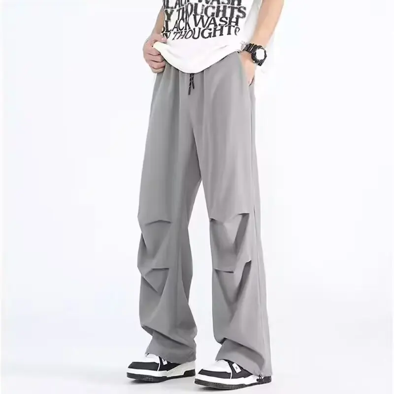 

Lazy, fashionable, versatile, trendy, landing paratrooper, multi pocket workwear pants for men