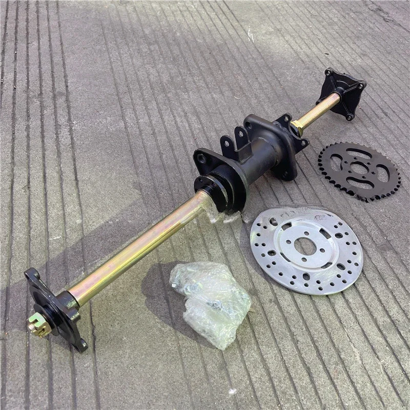 Four-wheel kart modified suspension accessories, ATV rear axle 81 cm rear axle rear drive flange assembly