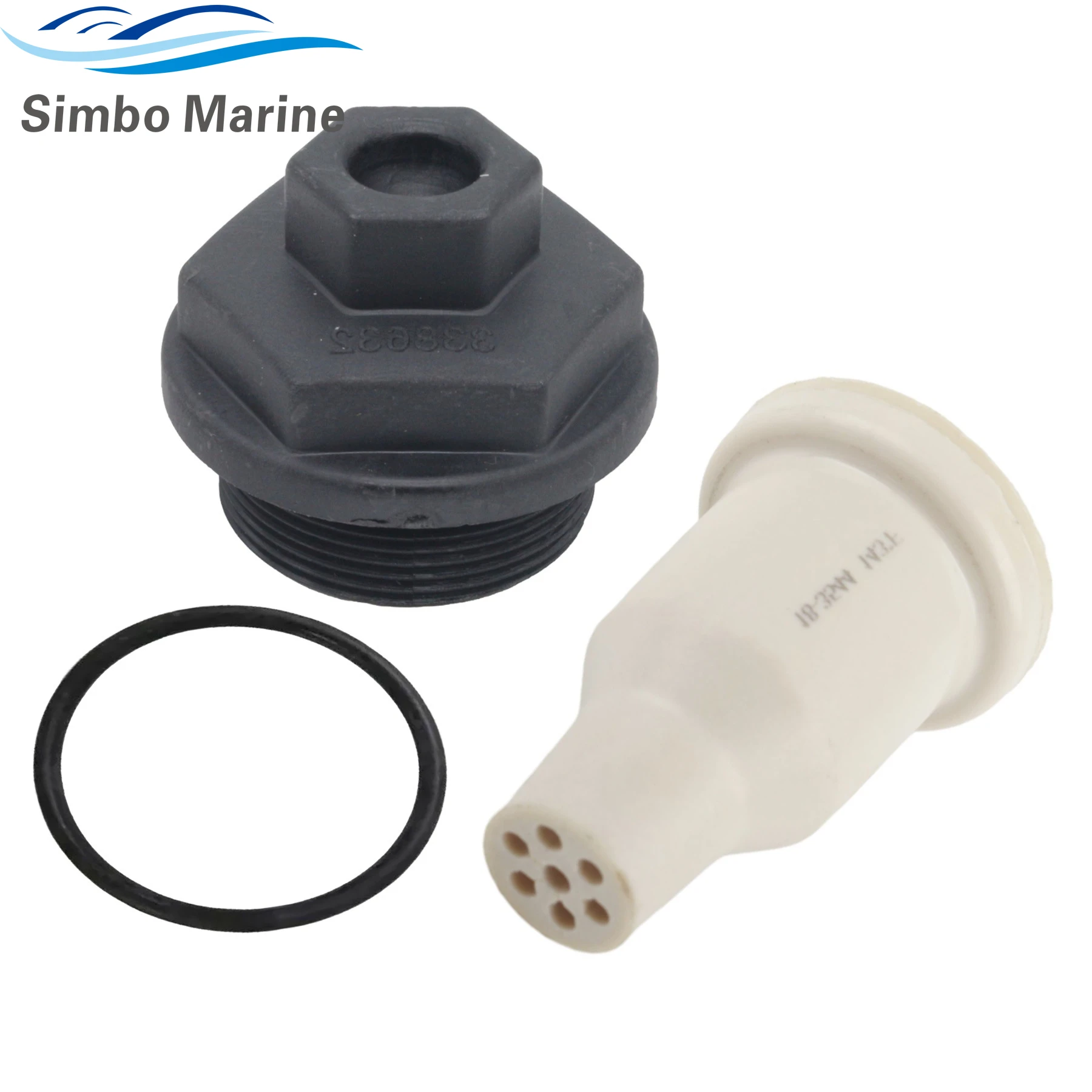 

Boat Motor Thermostat Assy with Covers for Johnson Evinrude 75 To 175 HP Outboard Engine Replaces 435491 0338632 0331188